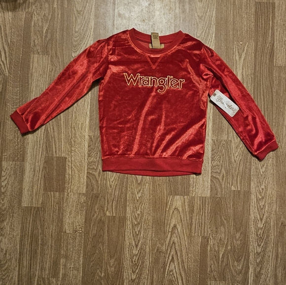 Wrangler Red Velvet Crewneck - Picture 1 of 3